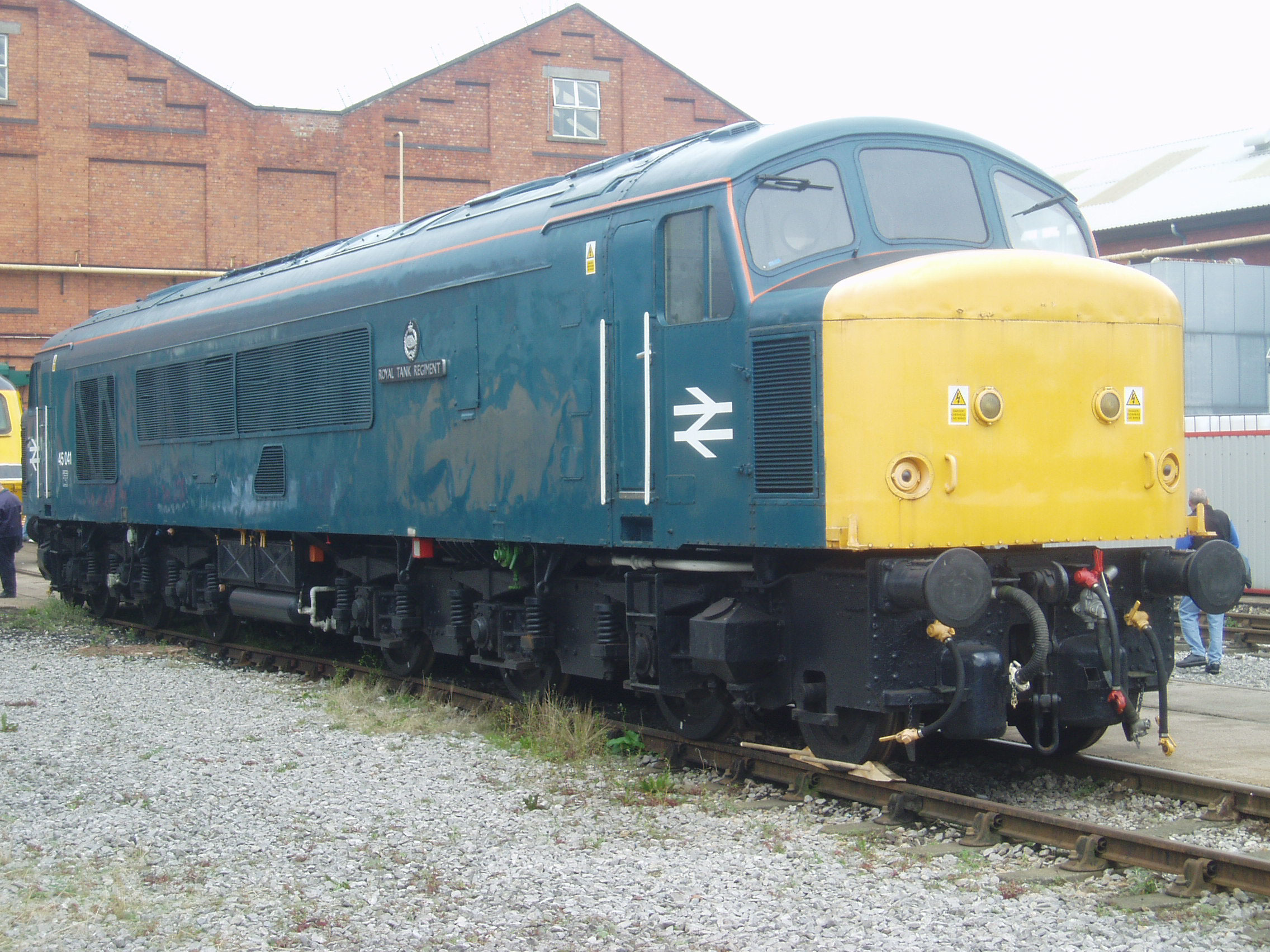 The Royal Tank Regiment on parade at Crewe Works